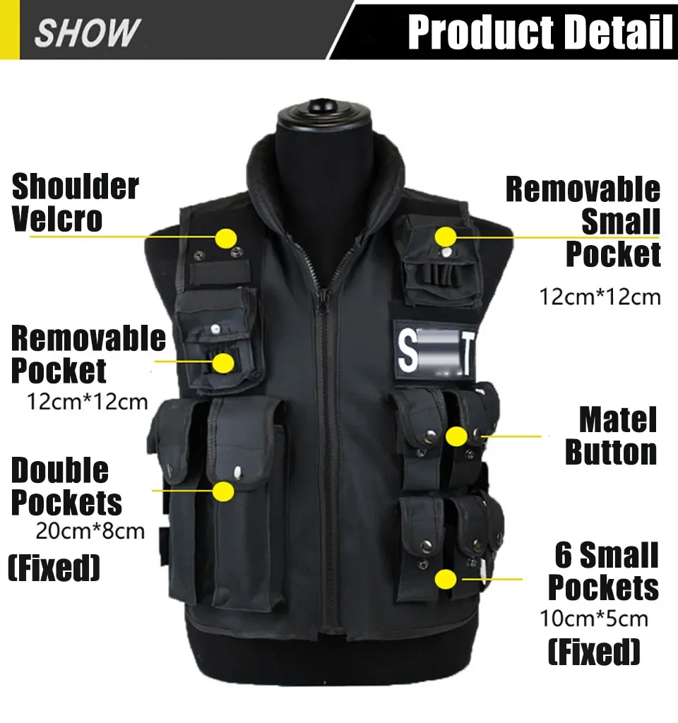 Outdoor Hunting Coat - سترة صيد تكتيكية بجيوب متعددة ،