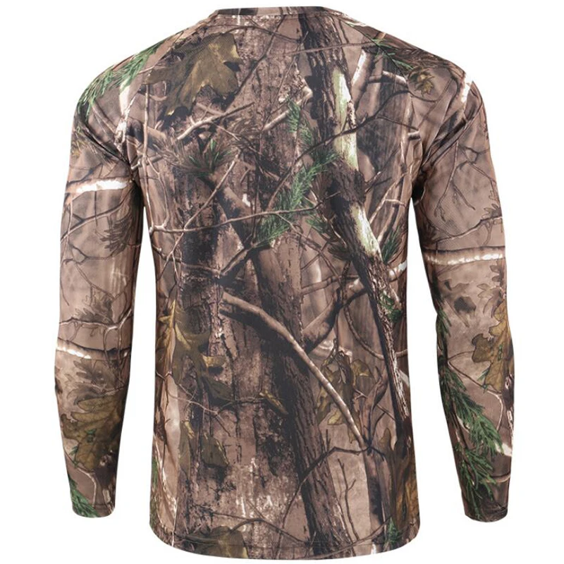 تي شيرت مموه بأكمام طويلة للرج - مراجعة Outdoor Hunting T Shirts وسعره