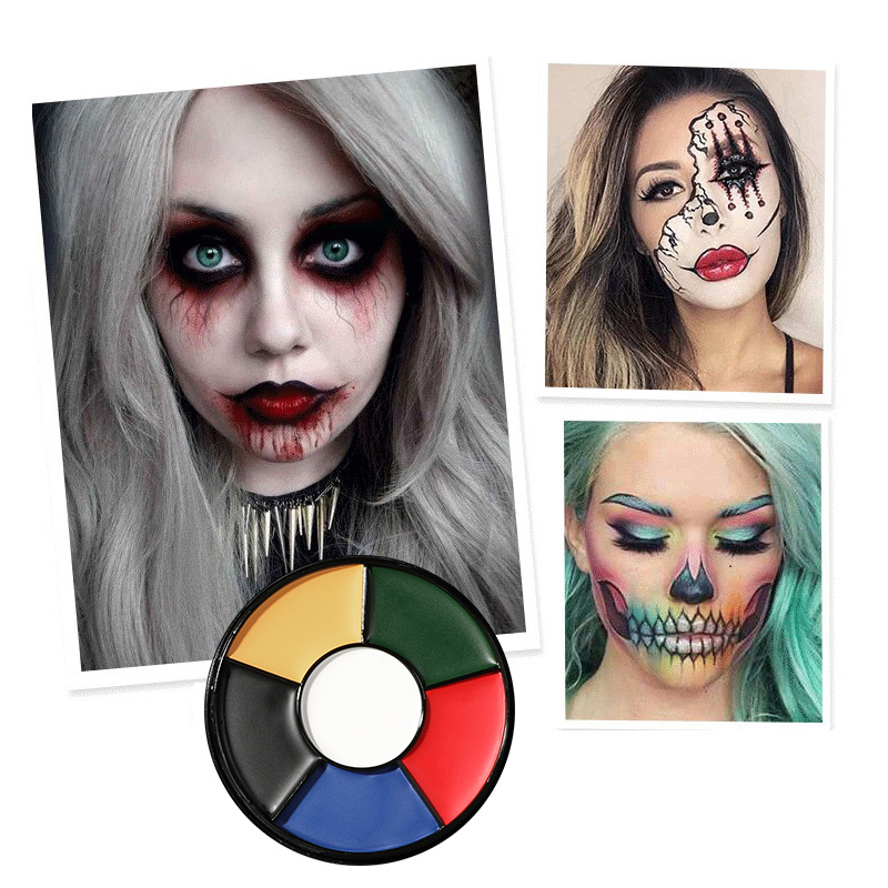 لوحة ألوان زيتية مكونة من 6 أل - مراجعة Camo Face Paint وسعره