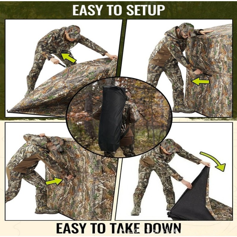 خيمة صيد طاردة للبعوض من قماش  - مراجعة Hunting Camp Outdoor Supplies وسعره