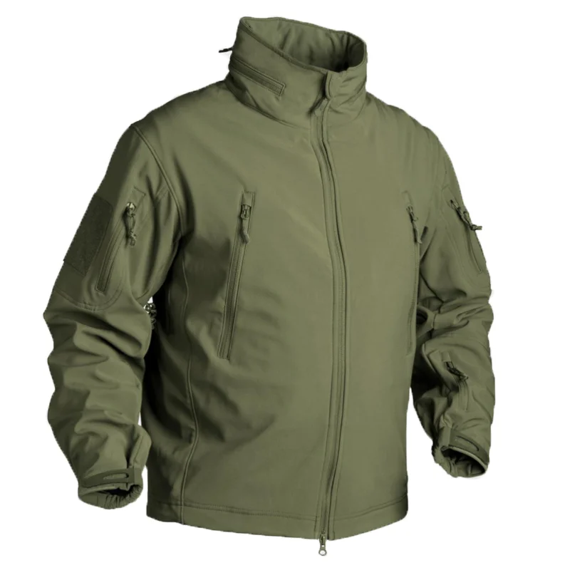 الرجال الشتاء الخريف سوفتشيل س - مراجعة Outdoor Hunting Coat وسعره