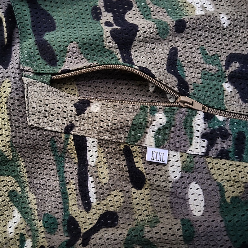 طقم صيفي مموه شبكي بقلنسوة مسا - مراجعة Hunting Outdoor Pants وسعره