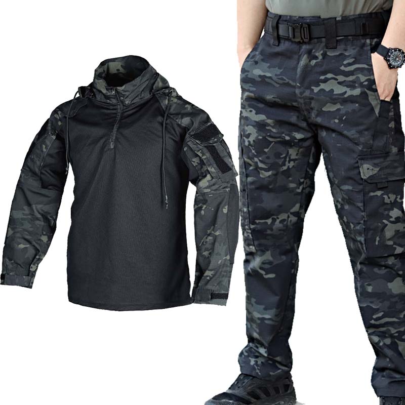 طقم قميص وبنطلون تكتيكي للرجال - مراجعة Hunting Outdoor Pants وسعره