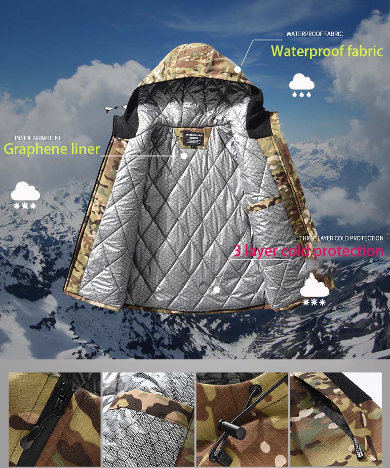 الرجال التدفئة سترات التكتيكية - مراجعة Outdoor Hunting Coat وسعره