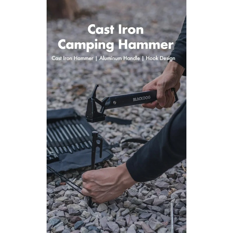 مطرقة التخييم BLACKDOG أداة ال - مراجعة Hunting Camp Outdoor Supplies وسعره