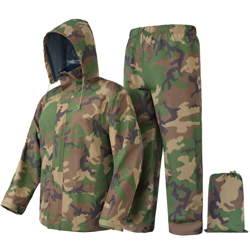 بدلة معطف وسروال مطر مقاومة لل - مراجعة Outdoor Hunting Coat وسعره